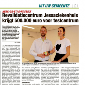 Het Nieuwsblad over Interreg-project i2-CORT