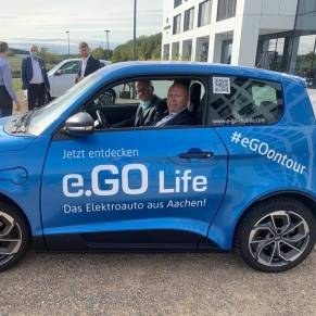 L'essai de la voiture E.Go Mobile